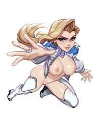 1girls 2d 2d_(artwork) 2d_artwork belly belly_button blonde_female blonde_hair blue_eyes blushypixy blushyspicy breasts breasts_out cloak_and_dagger dagger_(marvel) dagger_(marvel_rivals) exposed_breasts female female_only hi_res jacket looking_at_viewer marvel marvel_comics marvel_rivals naked naked_female nipples nude nude_female partially_clothed pink_nipples pose smiling smiling_at_viewer solo solo_female tandy_bowen watermark