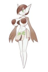 big_areola big_breasts cocovoir gardevoir nintendo nutnut_kunisaki oc pokemon pokemon_(species)