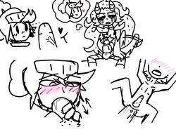 2boys anal big_penis blush cookie_run doodle gay knight_cookie masturbation pitaya_dragon_cookie pitayaknight small_ass uncolored