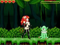 anal animated forest rape red_hair tentacle vaginal_penetration vanja