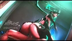 1boy 1girls 3d animated ass_jiggle big_ass bubble_ass bubble_butt cowgirl_position dat_ass dominant_female girl_on_top hela hela_(marvel_rivals) marvel marvel_rivals mephistojonesva nithes sound sound_edit tagme video voice_acted