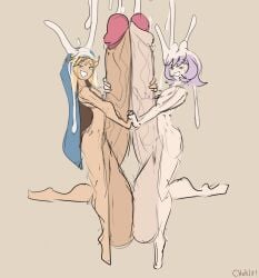 2boys ass balls barefoot bridget completely_nude completely_nude_male cum cum_on_head cum_on_self cumming erect_penis erection gay grinding guilty_gear holding_hands holding_penis hyper_balls hyper_penis inviting komi-san_wa_komyushou_desu light-skinned_male light_skin looking_at_viewer male male_focus male_only nude nude_male osana_najimi penis_bigger_than_body penis_on_penis seductive seductive_smile smile smiling_at_viewer suggestive symmetrical_docking tasteofchoklit thick_penis veiny_penis yaoi