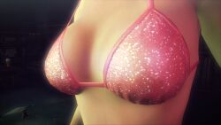 3d breasts christie_murray hitman hitman_absolution io-interactive pink_bikini ponytail screenshot screenshot_edit stripper video_games