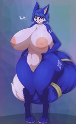 krystal from star fox by asaneman