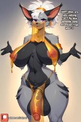 1anthro 1furry 1futa ai_generated anthro anthro_futa balls big_balls big_breasts big_cock big_penis breasts cock curvy curvy_figure dialogue dickgirl english english_text furry furry_ears furry_only furry_tail futa_only futadom futanari huge_cock looking_at_viewer lustynari penis solo solo_focus solo_futa tail talking_to_viewer testicles thick_thighs veins veins_on_dick veiny veiny_penis wide_hips