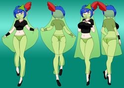 blue_hair cosplay crossover ed_edd_n_eddy female female_only human kanker_sisters marie_kanker model_sheet multiple_poses pervyangel princess_yum_yum princess_yum_yum_(cosplay) the_thief_and_the_cobbler_(film)