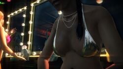 3d bikini black_hair breasts brown_skin deane_rudy dressing_room edit hitman hitman_absolution io-interactive lydia_montiel screenshot screenshot_edit shiny_bikini shiny_clothes stage strip_club stripper video_games