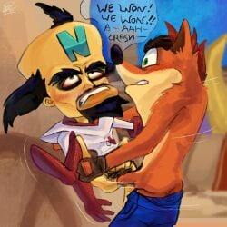 anal_sex crash_(series) crash_bandicoot crash_nitro_kart doctor_neo_cortex furry gay gay_anal gay_male male male_only neo_cortex ugly_man