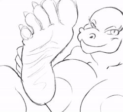 2019 5_toes animated anthro big_breasts breasts claws collaboration digital_media_(artwork) feet female foot_focus huge_breasts humanoid_feet margret_stalizburg mature_female modem_redpill nipples non-mammal_breasts nude orange_eyes plantigrade python red_eyes reptile scalie short_playtime simple_background skin_folds smile snake soles solo toe_claws toes tongue tongue_out yellow_sclera zp92