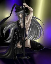 male male_only stripper_pole tagme undertaker_(kuroshitsuji)