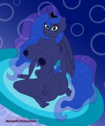 alicorn anthro ass big_butt equid female friendship_is_magic hi_res horn huge_butt mammal mostlymlpanthroporn my_little_pony nude princess_luna_(mlp) sketch wings