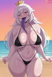 1girls 2026 2026s absurd_res absurd_resolution absurdres ai ai-created ai_art ai_assisted ai_generated arms_down artist_logo artist_name athletic athletic_body athletic_female bangs beach beach_background beautiful beautiful_background beautiful_girl belly belly_button big_breasts bikini bikini_bottom bikini_top black_bikini black_bikini_bottom black_bikini_top black_eyelashes black_eyewear black_pupils black_string_bikini blush blush_lines blushed_face blushing_at_viewer blushing_female blushing_profusely boo_(mario) booette boosette breasts busty busty_female busty_girl clear_sky colored_nails crown curvaceous curvaceous_female curvaceous_figure curvy curvy_body curvy_female curvy_figure curvy_hips cute cute_expression cute_eyes cute_face cute_female ear ear_ring earring earrings exposed_belly exposed_legs exposed_thighs eyebrows eyelashes eyewear female female_focus female_only female_solo fringe front_view frontal_view girl girl_only glistening glistening_body glistening_boobs glistening_breasts glistening_eyes glistening_legs glistening_skin glistening_thighs gold_crown half-closed_eyes hands-free headwear hi_res high_quality high_resolution highres huge_boobs huge_breasts humanoid humanoid_female large_boobs large_breasts legs long_hair long_tongue looking_at_viewer luigi's_mansion luigi's_mansion_3 mario_(series) mario_bros mommy nail_polish nailpolish nails_painted new_super_mario_bros._u_deluxe nintendo nintendo_switch only_female open_eyes open_mouth open_mouth_tongue-out open_mouth_tongue_out open_smile pale pale-skin pale-skinned_female pale_body pale_skin pale_skinned_female princess_king_boo purple_eyes purple_nail_polish purple_nails purple_tongue sand sea seaside seductive seductive_body seductive_eyes seductive_look seductive_mouth seductive_smile self_upload sharp_teeth shiny shiny_body shiny_boobs shiny_breasts shiny_hair shiny_legs shiny_skin shiny_thighs sky slim_waist small_waist smile smiling smiling_at_viewer smooth_body smooth_legs smooth_skin smooth_thighs standing string_bikini string_bikini_bottom string_bikini_top sun sunset super_crown sweat sweatdrop sweating sweaty sweaty_belly sweaty_body sweaty_boobs sweaty_booty sweaty_breasts sweaty_face sweaty_thighs swimwear teeth teeth_showing teeth_visible the_g0at the_goat thick_thighs thighhighs thighs thin_waist tongue tongue_out tongue_out_open_mouth upper_teeth upper_teeth_only very_long_tongue video_game_character video_games water watermark white_arms white_belly white_body white_boobs white_breasts white_eyebrows white_face white_hair white_hands white_legs white_sclera white_skin white_thigh_highs white_thighhighs woman_focus woman_only woman_solo young young_female