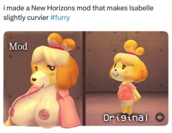 isabelle (animal crossing) from animal crossing by omalakai