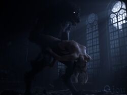 1boy 1boy1girl 1female 1girl1boy 1girls 1male 1monster 3d 3d_(artwork) 4:3 ambiguous_penetration areola areolae bare_legs barefeet barefoot beast blender blender_(software) blender_cycles bloodborne canine canine_genitalia canine_on_human canine_penis female female_focus interspecies lady_maria_of_the_astral_clocktower male male/female male_penetrating male_penetrating_female medium_breasts monster monster_cock monster_on_female nipples no_bra no_panties nude nude_female penetration pleasure pleasure_face pleasured pleasured_face pleasured_female qiousfm soles soles_female toes toes_scrunch werewolf white_hair