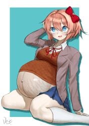 sayori (doki doki literature club) from doki doki literature club by det
