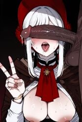1boy 1boy1girl 1female 1girls 2026 ai_assisted ai_generated areolae background bbc_slave big_black_cock big_breasts big_penis bloodborne blowjob blush blushing_female bonnet breasts clothed clothed_female clothed_female_nude_male clothing corrupted corruption dark-skinned_male dark_penis dark_skin doll doll_joints dominant dominant_male dripping erect_nipples erect_penis erection exposed_breasts fellatio female female_focus fromsoftware green_eyes hard_nipples inminent_sex large_breasts licking licking_penis light-skinned_female light_skin long_hair male male/female muscular muscular_male netorare netorase nipples no_bra ntr one_eye_closed open_mouth open_shirt oral out_of_frame peace_sign penis penis_on_face plain_doll ponytail pose posing posing_for_picture precum qos queen_of_spades saliva saliva_on_tongue saliva_string saliva_trail shirt_open smile smiling tongue tongue_out uncensored veins veiny_penis video_game video_game_character video_game_franchise video_games white_hair