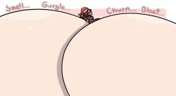 ass_expansion colossal_ass creaking hakurei_reimu inflation puffster3 reimu_hakurei touhou wide_hips