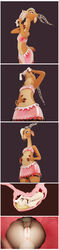 3d absurd_res antelope anthro anus ass belly big_belly bizyvore bodily_fluids bovid clitoris clothing comic disney duo female female/female female_pred female_prey flat_chest gazelle gazelle_(zootopia) genitals grant's_gazelle hi_res inside inside_view internal judy_hopps lagomorph larger_female leporid mammal midriff nanger neck_bulge nude oral_vore pussy rabbit size_difference skirt smaller_female stomach stomach_acid stomach_bulge swallowing true_antelope vore yuri zootopia