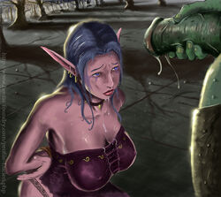 night elf from blizzard entertainment by lucien