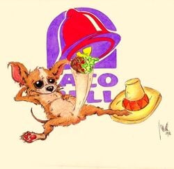 bizzare body_horror male_only mascot taco_bell tagme what