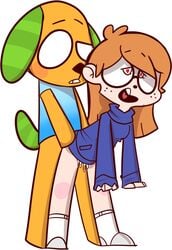 animal_crossing bestiality biskit_(animal_crossing) cum dog drawz_artz heart-shaped_pupils illymation nintendo redhead sex simple_background source_request white_background year_request youtube youtuber