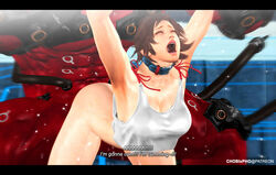 3d brown_hair chobixpho gigas_(tekken) kazama_asuka penetration red_skin tagme tekken