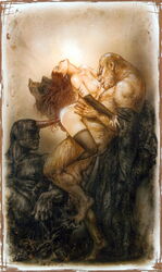 female human luis_royo male monster ogre sex straight