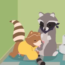 1:1 4_fingers all_fours anal balls bathroom bk_(donut_county) bodily_fluids brown_body brown_fur chillhop chillhop_raccoon closed_eyes digital_media donut_county fingering fingers fur genital_fluids genitals grey_body grey_fur half-closed_eyes hi_res licking male male/male mammal muffinlewds narrowed_eyes paws penis procyonid raccoon raised_tail sitting spread_legs spreading tongue tongue_out video_games yaoi