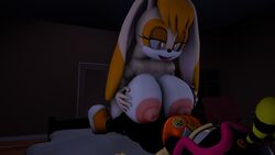 3d 4k absurd_res antennae_(anatomy) anthro arthropod bed bee big_breasts breasts charmy_bee daws19 duo female furniture hi_res hymenopteran insects lagomorph leporid lying male mammal mature_female nipples paizuri rabbit sex sonic_(series) straight vanilla_the_rabbit