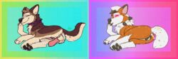 dusk lycanroc from nintendo by makinglemonade (artist)