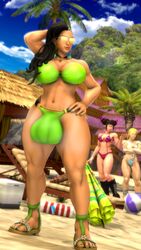 1futa 2girls 3d abs absurdres balls balls_in_panties beach big_balls big_breasts big_bulge big_penis big_thighs black_hair bra brazilian brazilian_futa breasts bulge cammy_white cleavage clothed clothed_futanari dark-skinned_futanari dark_hair dark_skin dickgirl feet futa_focus futanari green_panties green_toenails highres huge_balls huge_breasts juri_han large_breasts laura_matsuda long_hair midriff muscular muscular_female muscular_thighs navel open_toe_shoes orange-tinted_eyewear panties penis_in_panties pose rattledbonezone solo_focus source_filmmaker street_fighter street_fighter_v sunglasses tan_skin testicles thick_penis thick_thighs tinted_eyewear toenail_polish toes toned toned_futa wide_hips yellow-tinted_eyewear