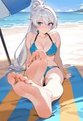kiana kaslana from honkai (series) by frostybn