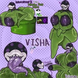 1:1 anthro areola belly big_breasts big_butt big_female bodily_fluids breast_squish breasts butt collar collar_only colored_cum coming_out_of_pipe crossed_arms crossed_legs cum elemental_creature flora_fauna genital_fluids head_markings heart_symbol herm hi_res holding_breast in_pipe intersex lips long_tongue mario_bros markings nintendo nipples nude open_mouth pipe piranha_plant plant poisonedcherry_(artist) puffy_areola puffy_nipples saliva sharp_teeth sitting slimy_tongue solo spitting squish standing teeth thick_lips thick_thighs tongue tongue_out unusual_bodily_fluids unusual_cum unusual_genital_fluids venomous_spit visha_(poisonedcherry)