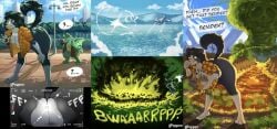 anthro ass ass_focus bending_over big_ass big_breasts big_butt big_fart big_tits bomb boobs butt charging_up death destroyed_building destroyed_city destruction dog dog_ears dog_tail dragon duo duo_focus explosion fart fart_cloud fart_everywhere fart_fetish fart_torture farting farting_at_viewer farting_in_face farting_on_another fire fur furry gray_fur half-dressed half_naked half_nude hyper_fart hyper_farting male/female massive_fart murdered peppen_(artist) presenting_anus presenting_ass presenting_hindquarters scalie sendek speech speech_bubble taking_picture taking_picture_of_ass talking tits waving_hand wolf wolf_girl