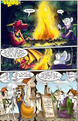 comic female furry tagme text vixine_comics