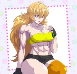 yang xiao long from rwby by isura eru
