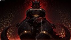 1futa 2d ai_generated balls big_balls big_breasts big_penis breasts busty cock curvaceous curvaceous_figure curvy curvy_body curvy_figure curvy_futa curvy_hips dick dickgirl futanari intersex penis quantrup solo solo_futa toned toned_body toned_futa 16:9 cum demon monster