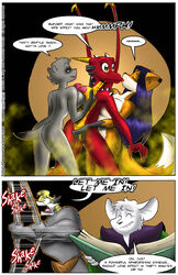 comic female furry tagme text vixine_comics