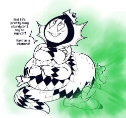 1boy1girl 2d ass ass_in_face big_ass crown darkner deer deer_girl deltarune english_text face_in_ass facefart facesitting fart fart_fetish farting farting_in_face farting_on_another fat_ass female hand_on_ass headwear huge_ass king_of_diamonds_(deltarune) long_tail male male/female male_fart monster monster_boy no_genitals no_pants no_sex noelle_holiday overweight overweight_male relieved rudinn simple_background sitting_on_another sitting_on_face sitting_on_person size_difference smile sweat sweaty sweaty_ass tagme tail talking talking_to_self text ti-ling twitter_link