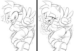 amy rose from sonic (series) by excito