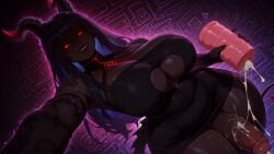 1futa 2d ai_generated big_breasts big_penis breasts busty cock curvaceous curvaceous_figure curvy curvy_body curvy_figure curvy_futa curvy_hips dick dickgirl futanari intersex penis quantrup solo solo_futa toned toned_body toned_futa cum sex_toy artificial_vagina 16:9 demon