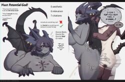 warhammer_(franchise) warhammer_40k vashtorr_the_arkifane be'lakor tempura_person 1girl1futa demon demon_girl demon_horns demon_wings completely_nude completely_nude_female large_breasts nipples pussy penis vaginal_sex tagme