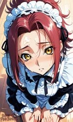 artist:pinkbunnies code_geass kallen_stadtfeld 1girl solo breasts large_breasts nipples areolae ass pussy nude completely_nude uncensored nsfw hentai blush curvy thick_thighs wide_hips thighs navel long_hair looking_at_viewer smile seductive open_mouth full_body high_resolution highly_detailed simple_background rule34 ai_generated patreon