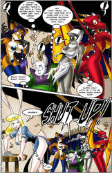 comic female furry tagme text vixine_comics