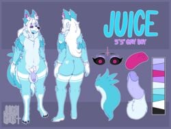 4:3 anthro ass bone fur genitals heart hi_res juice_(juicyghost) juicyghost male male/male mammal model_sheet nude penis pubes solo tongue