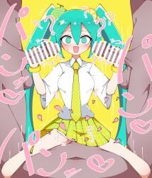 hatsune miku from lemon melon cookie (vocaloid) by nazunobasho