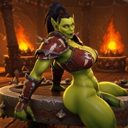 1futa abs ai_generated big_breasts black_hair breasts dick futa_only futanari gold_eyes green_skin hips muscular muscular_arms naked nowrin nude orc orc_(warcraft) orc_futa ponytail presenting solo stable_diffusion warcraft wet_skin world_of_warcraft posing posing_for_the_viewer posing_for_picture posing_nude armored_futa horde