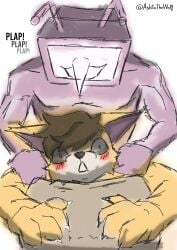 2boys 2male antenna anthro anthro_penetrated big_nose black_nose blush blush_lines brown_hair completely_naked completely_naked_anthro completely_naked_male completely_nude completely_nude_anthro completely_nude_male deltarune fox fox_boy fox_ears furry gay gay_male gay_sex male male/male male_focus male_only male_penetrated male_penetrating male_penetrating_male moan moaning muscles muscular muscular_male naked naked_anthro naked_male nude nude_anthro nude_male open_mouth open_smile plap plap_(sound) plapping purple_body purple_fur purple_skin smile smiling spike_alvarez spiked_nails spikefox tenna_(deltarune) yellow_body yellow_fur yellow_skin youtube youtube_hispanic ashitothewolf