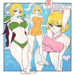 kritukri one_piece carrot_(one_piece) 1girls female female_only furry multiple_poses multiple_outfits dress beast_pirates_(cosplay) yellow_hair white_fur anthro anthropomorphic_rabbit rabbit_girl bunny_girl blonde_hair short_hair carrot solo
