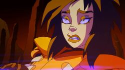 animated extreme_ghostbusters ghostbusters gif kylie_griffin zone brunette brunette_hair brunette_female brunette-haired_female cumming cum cum_on_face cumming_on_face cum_on_body cumming_on_body excessive_cum excess_cum